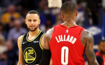 Stephen Curry áp đảo Damian Lillard, Golden State Warriors tiếp tục mạch thắng