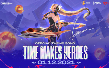 AIC 2021: Bài hát chủ đề của giải đấu "Time Makes Heroes" sẽ ra mắt cùng màn debut solo của một nữ Idol ảo