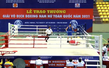 Võ Xuân Hải (Nghệ An) thắng knockout trong ngày khai mạc giải vô địch Boxing nam, nữ toàn quốc 2021