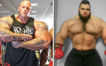 "Hulk Iran" chính thức đối đầu cùng "người đáng sợ nhất hành tinh" Martyn Ford: Đấu boxing, tổng trọng lượng lên tới 320 kg