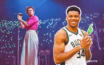 Giannis Antetokounmpo tuyên bố là "fan cứng" của nam ca sĩ Harry Styles và loạt phản ứng gây cười của NHM