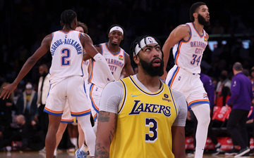 Los Angeles Lakers tái hiện kịch bản thua ngược trên sân nhà trước Oklahoma City Thunder