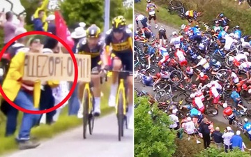 Gây tai nạn "tồi tệ nhất lịch sử Tour de France", fan nữ nhận án phạt... 1 euro