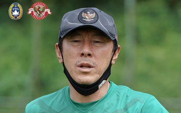 HLV Shin Tae-yong yêu cầu tuyển Indonesia ghi thật nhiều bàn vào lưới Lào