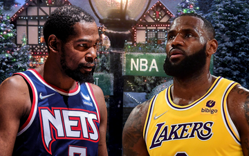 Kevin Durant vắng mặt trong ngày Giáng sinh, đại chiến Lakers - Nets thiếu đi sự hấp dẫn