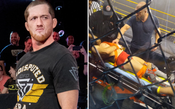 Ngôi sao WWE Kyle O'Reilly phải rời khỏi nhà thi đấu bằng cáng sau sự cố đáng tiếc tại NXT