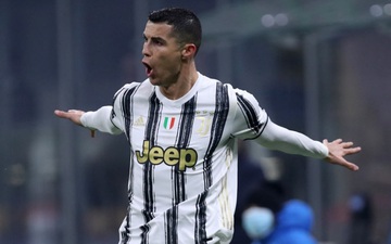 Ronaldo ghi cả 2 bàn giúp Juventus hạ gục Inter Milan ở bán kết Coppa Italia
