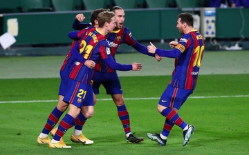 Messi tỏa sáng giúp Barca lội ngược dòng thành công