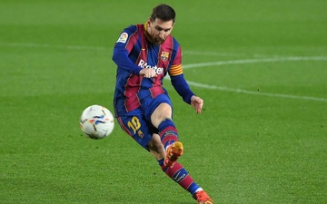 Messi lập cú đúp sút xa "đẹp như mơ", Barca đại thắng để tiến gần ngôi đầu bảng La Liga