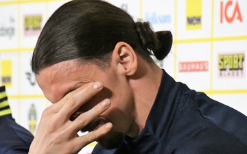 Ibrahimovic rơi lệ ngày trở lại tuyển Thụy Điển sau 4 năm