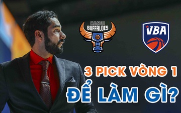 VBA thay đổi luật, Hanoi Buffaloes cùng 3 lượt chọn vòng 1 tại Draft Day 2021 có còn ý nghĩa?