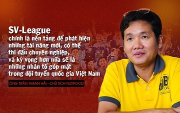 “Ông bầu” Trần Thanh Hải kỳ vọng đưa cầu thủ sinh viên lên tuyển Quốc gia