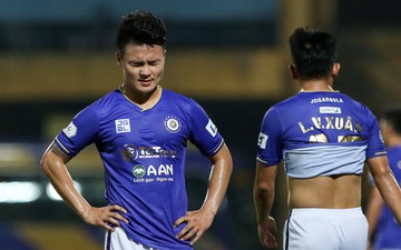 Quang Hải nhăn mặt vì đồng đội, Hà Nội FC thêm "tan hoang" sau trận thua Viettel