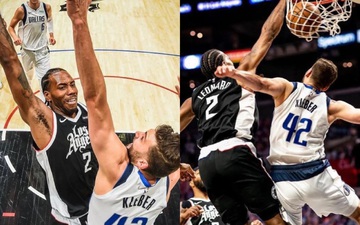 Kawhi Leonard khiến MXH "dậy sóng" với cú úp rổ trên đầu trung phong cao 2m08