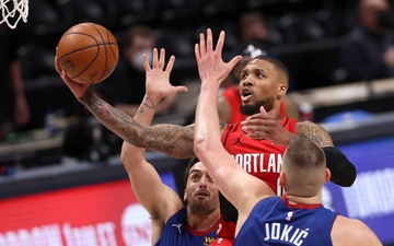 Damian Lillard đại chiến Nikola Jokic: Portland Trail Blazers bất ngờ thắng lợi ở Game 1 Playoff 2021