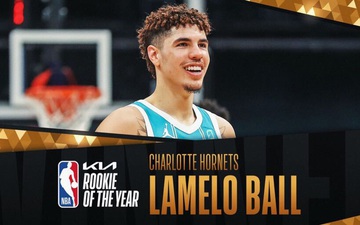 LaMelo Ball xuất sắc chiến thắng danh hiệu "Tân binh của năm" sau cuộc đua đầy hấp dẫn