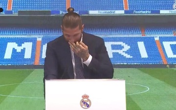 Sergio Ramos bật khóc trong ngày tuyên bố chia tay Real Madrid