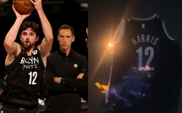 Joe Harris bị đốt áo và "khủng bố" trên mạng xã hội sau thất bại của Nets ở game 7