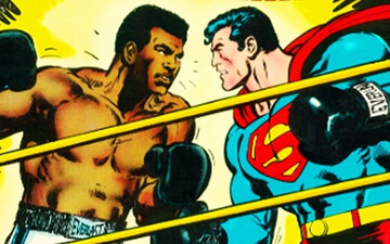 Có thể bạn chưa biết: Muhammad Ali từng đấu võ mồm để tranh suất bảo vệ Trái Đất với Siêu nhân