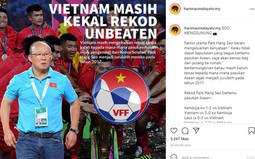 Nghe theo "fake news", fan Malaysia cổ vũ Indonesia chiến thắng để thầy Park khăn gói về nước