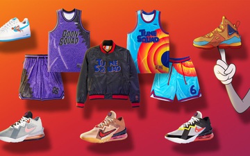 Những hình ảnh đầu tiên của đôi LeBron 19 cùng bộ sưu tập Nike x Converse lấy cảm hứng từ "Space Jam 2"
