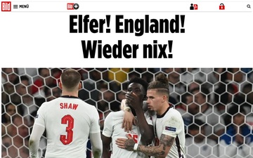 Báo Pháp nâng tuyển Italy lên tận mây xanh, báo Đức hả hê "dìm hàng" tuyển Anh sau chung kết Euro 2020