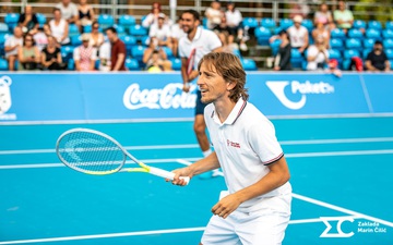 Luka Modric lên ngôi vô địch giải quần vợt tại quê nhà