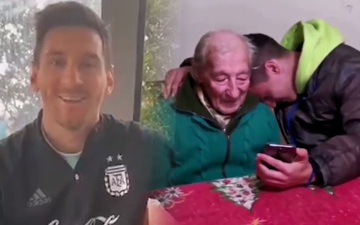 Messi nhắn gửi xúc động đến fan 100 tuổi, người đã không tiếc công làm điều đặc biệt cho Leo