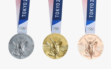Bộ huy chương chính thức của Olympic 2020 có gì đặc biệt?