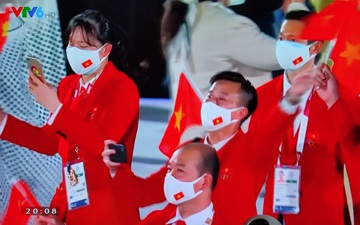 Tự hào hình ảnh Đoàn thể thao Việt Nam xuất hiện ở lễ khai mạc Olympic Tokyo 2020