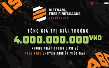 Cộng đồng Free Fire "đứng ngồi không yên" vì tiền thưởng VFL Mùa Đông 2021 lớn chưa từng có