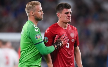 Người hùng Đan Mạch rơi nước mắt tiếc nuối khi để tuột tấm vé chung kết Euro 2020
