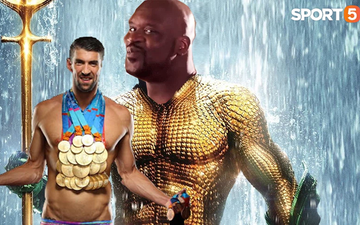 Shaquille O'Neal từng suýt thắng "kình ngư" huyền thoại Michael Phelps ở cuộc thi bơi