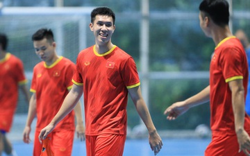 Ngày đầu tập luyện của tuyển futsal Việt Nam tại Hà Nội