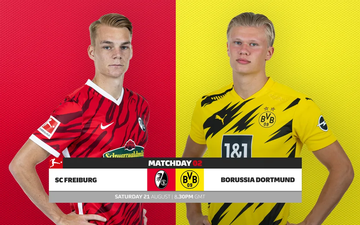 Nhận định, soi kèo, dự đoán Freiburg vs Borussia Dortmund (vòng 2 Bundesliga)