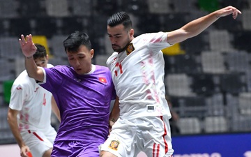 Futsal Việt Nam gặp khó khi kèm cầu thủ cao to Tây Ban Nha