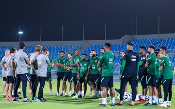 Tuyển Saudi Arabia bắt đầu "bóc băng" chuẩn bị cho trận đấu gặp đội tuyển Việt Nam 