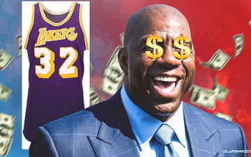 Sốc trước giá trị khủng của chiếc áo đấu huyền thoại Los Angeles Lakers