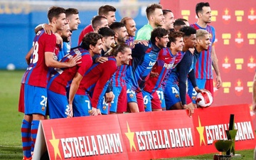 Barca giành cúp trong trận đấu đầu tiên ở kỷ nguyên hậu Lionel Messi