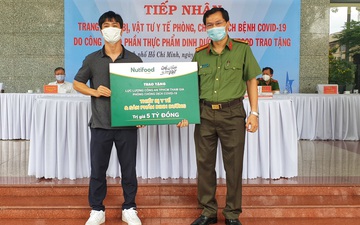 Quỹ Phát triển Tài năng Việt và Công Phượng đồng hành “từ xa” cùng quê nhà chống dịch