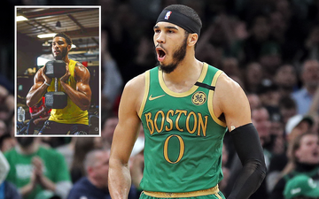 Jayson Tatum "lột xác" ở phòng gym, sẵn sàng cho một mùa giải bùng nổ cùng Boston Celtics