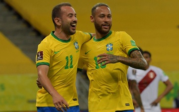 Neymar lập công giúp Brazil nhẹ nhàng đánh bại Peru