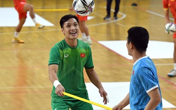 Đội tuyển futsal Việt Nam thả lỏng và hồi phục thể trạng trước trận gặp Panama