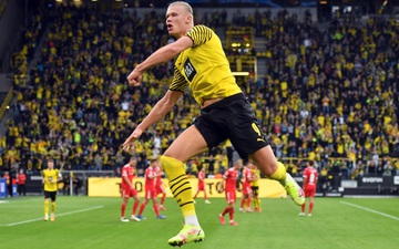 Siêu tiền đạo Haaland lập cú đúp đẳng cấp giúp Dortmund thắng hú vía
