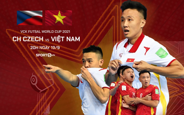 Kết quả Việt Nam 1-1 CH Czech: Việt Nam lần thứ hai trong lịch sử tiến vào vòng 16 đội futsal World Cup