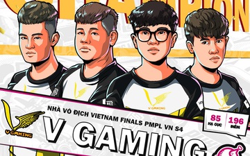 Không cần "ăn gà" V Gaming vẫn lên ngôi vô địch PUBG Mobile Việt Nam