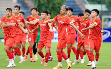 Cầu thủ U22 Việt Nam nỗ lực cạnh tranh suất tham dự vòng loại U23 châu Á 2022