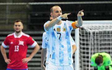 Đội tuyển futsal Argentina và Brazil giành 2 vé đầu tiên vào bán kết Futsal World Cup 2021
