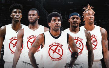 Đội hình những ngôi sao NBA từ chối tiêm vắc xin: Liệu có đủ sức cạnh tranh ngôi vô địch?