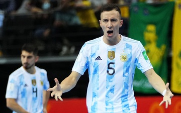 Argentina giành vé đầu tiên có mặt ở trận chung kết Futsal World Cup 2021
